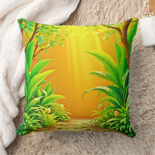 Cojín Decorativo Sunny Nature Path Art