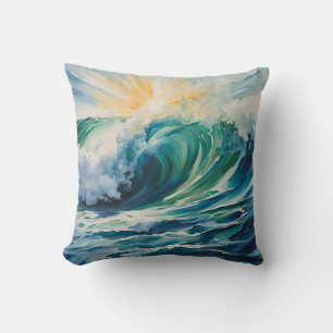 Cojín Decorativo Sunrise Ocean Waves Beach