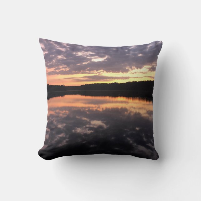 Cojín Decorativo Sunrise Over Bear Lake (Anverso)