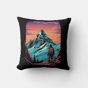 Cojín Decorativo Sunset para hacer senderismo por la montaña