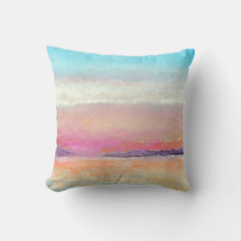 Cojín Decorativo Sunset Pastel Beach Art