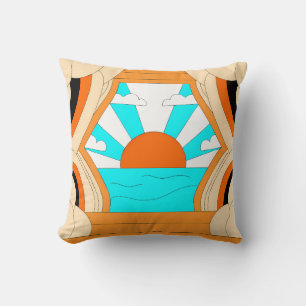 Cojín Decorativo Sunset Serenity Canvas - Stunning Art Print
