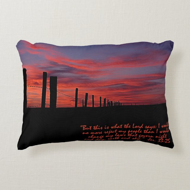 Cojín Decorativo Sunset Sky Inspirador (Anverso)
