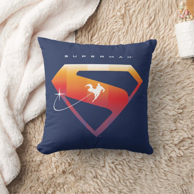 Cojín Decorativo Sunset Soar Superman Shield (Manta)