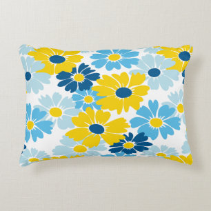 Cojín Decorativo Sunshine Blue Sky Blooming Daisy