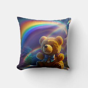 Cojín Decorativo Sunshine Rainbow Teddy Bear Wonderland