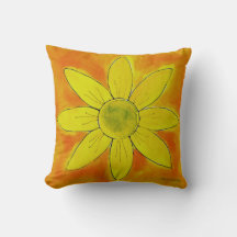 Sunshine Yellow Daisy - Pillow