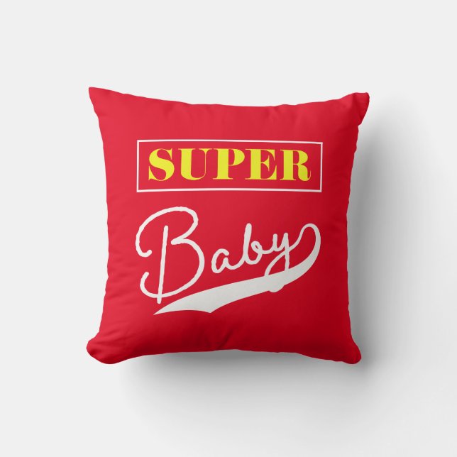Cojín Decorativo Super Baby (Anverso)