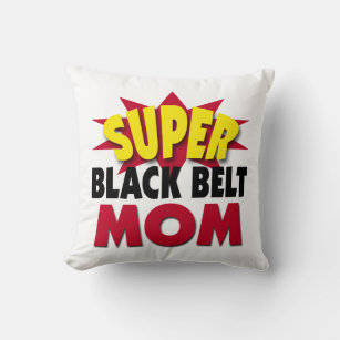 Cojín Decorativo Super Black Belt Mom