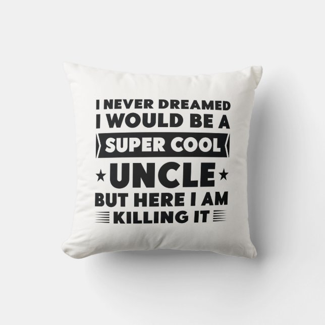 Cojín Decorativo Super Guay Uncle (Anverso)