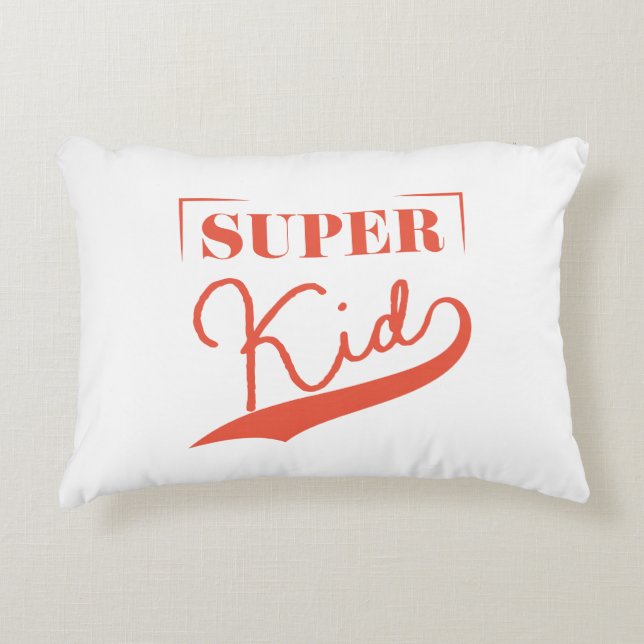 Cojín Decorativo Super Kid (Anverso)