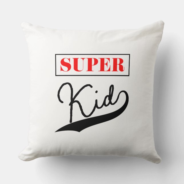 Cojín Decorativo Super Kid (Anverso)