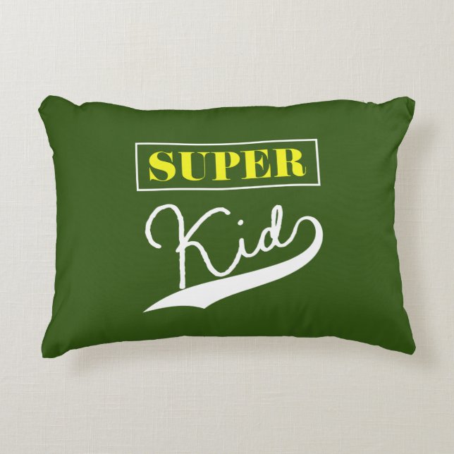 Cojín Decorativo Super Kid (Anverso)