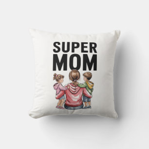 Cojín Decorativo Super Mamá Esposa Cansada Pillow