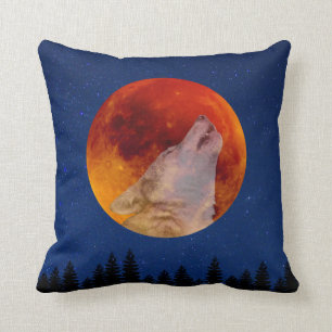 Cojín Decorativo Super Sangre Lobo Luna 2019