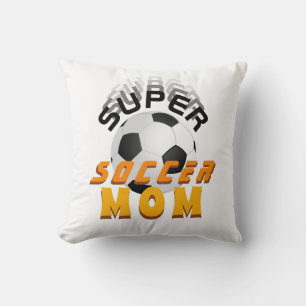 Cojín Decorativo Super Soccer Mom Sport Día de la Madre