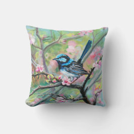 Cojín Decorativo Superb Fairy Wren -