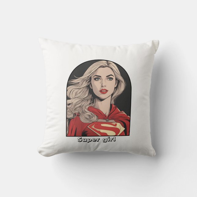 Cojín Decorativo Superchica (Anverso)