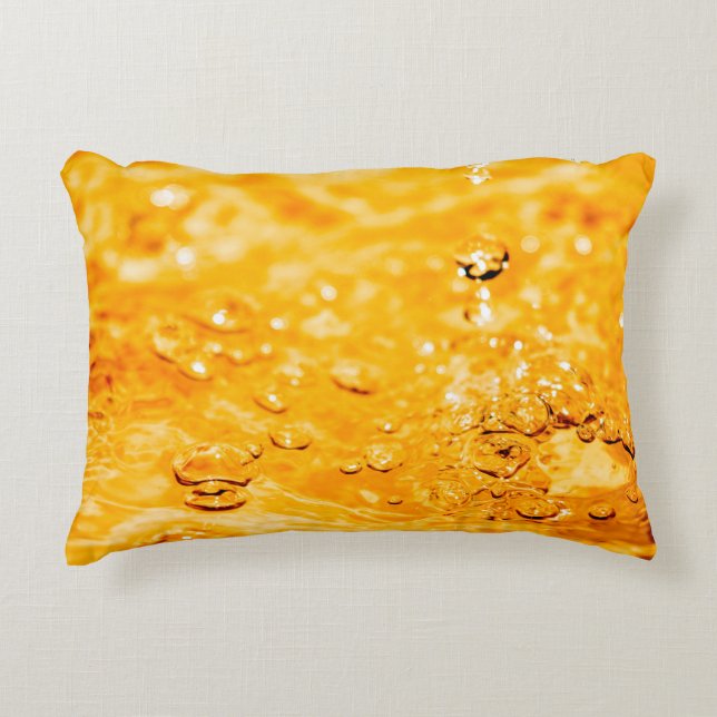 Cojín Decorativo Superficie limpia de riego de agua (Anverso)