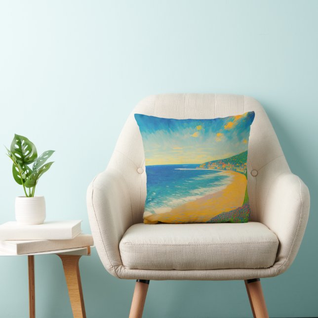 Cojín Decorativo Superficie marítima 07 (Silla)