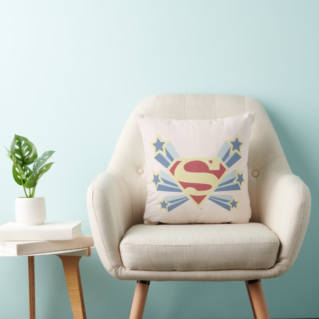 Cojín Decorativo Supergirl Stars S-Shield (Silla)