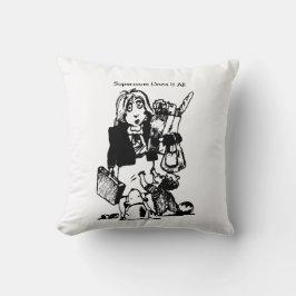 Cojín Decorativo Supermamá lo hace todo el día de la madre