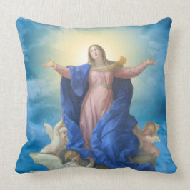 Cojín Decorativo Suposición de la bendita Virgen María Católica