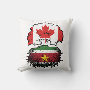 Cojín Decorativo Surcos de árbol canadiense de Surinam