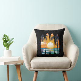 Cojín Decorativo Surfboards Sunset
