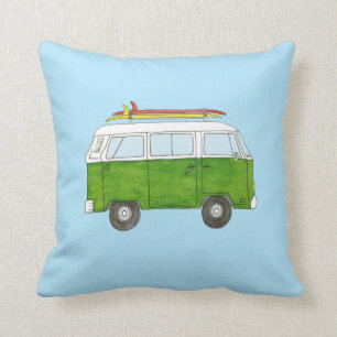 Cojín Decorativo Surfing Campervan