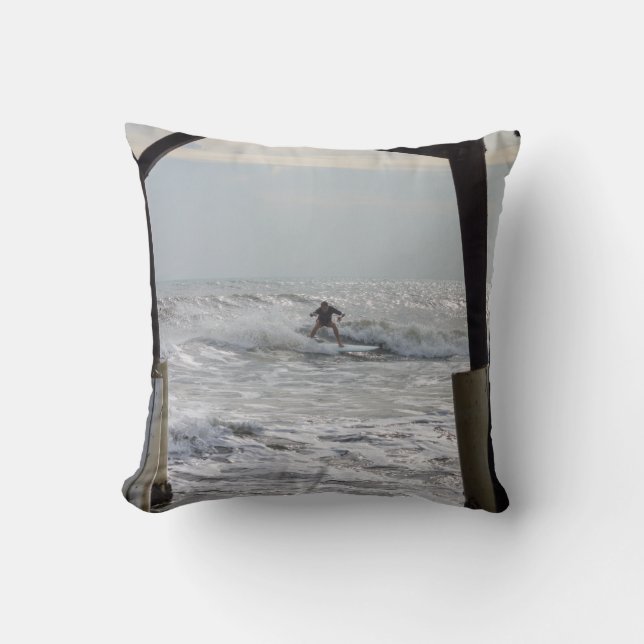 Cojín Decorativo Surfing Cocoa (Anverso)