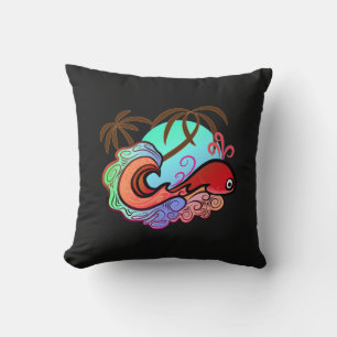 Cojín Decorativo Surfista de ballenas para bebés