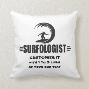 Cojín Decorativo Surfista personalizado