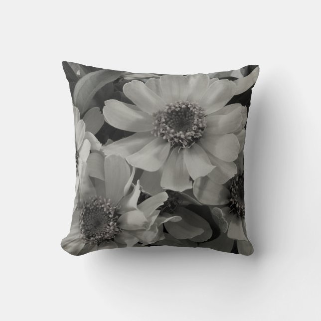 Cojín Decorativo Susan Flowers de ojos marrones (Anverso)