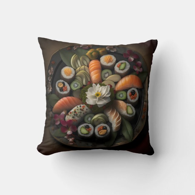 Cojín decorativo Sushi Platter Still Life (Anverso)