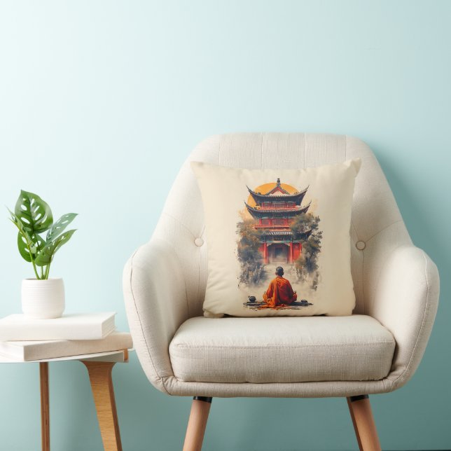 Cojín Decorativo Susurros de la Pagoda (Silla)