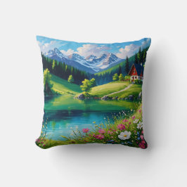 Cojín Decorativo Susurros de las colinas - Lago encantado