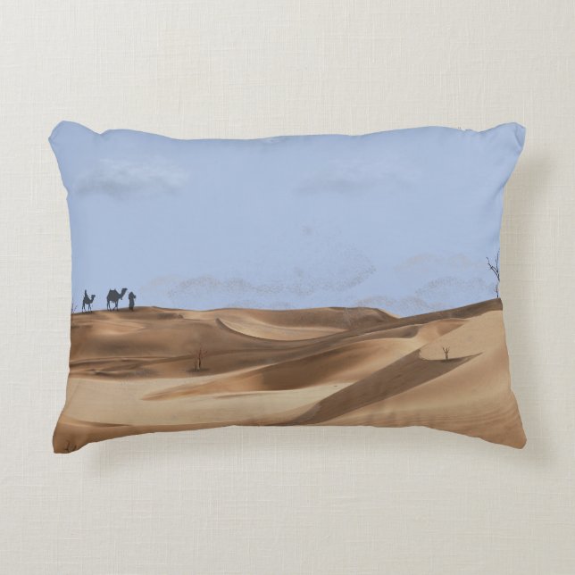 Cojín Decorativo Susurros del Sahara (Anverso)