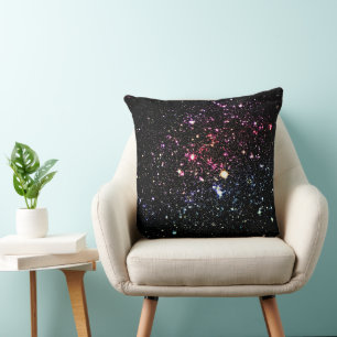 Cojín Decorativo Sutil Purpurina Astral Arcoiris