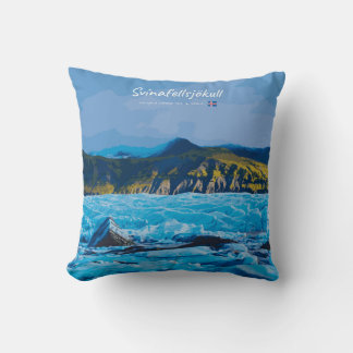 Cojín Decorativo Svínafellsjökull, Iceland -  Glacier View
