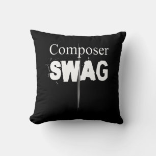 Cojín Decorativo ¡SWAG del compositor - doble!