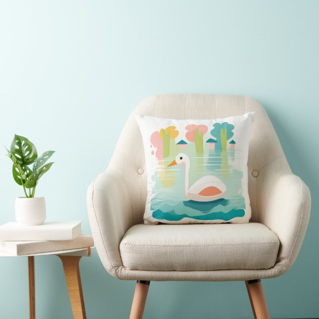 Cojín Decorativo swan Cushion (Silla)