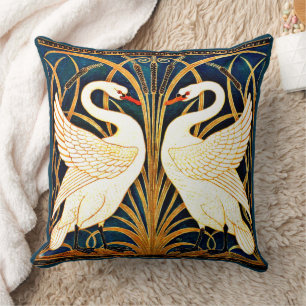 Cojín Decorativo Swan y Rush e Iris,