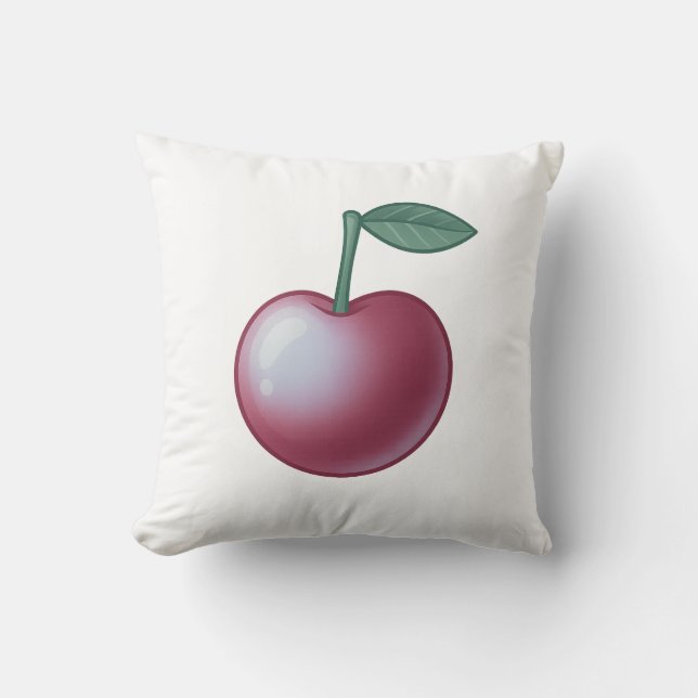 Cojín Decorativo 🍒 Sweet Cherry Classic – Timeless Elegance (Anverso)