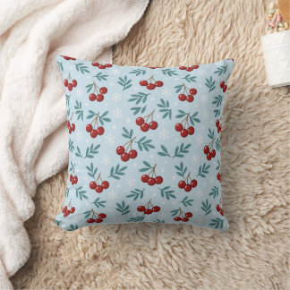 Cojín Decorativo ❄️ Sweet Cherry Snowfall Collection