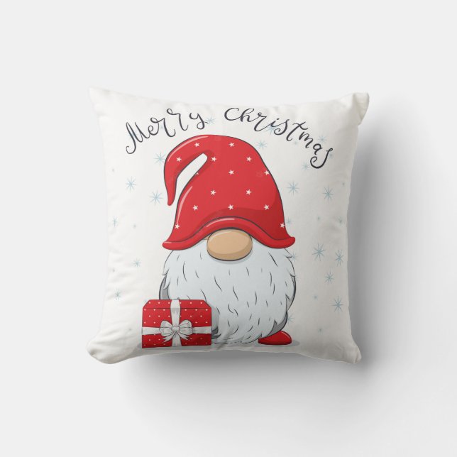 COJÍN DECORATIVO "SWEET GNOME/DIFFERENT SIDE" CHRISTMAS PILLOW (Anverso)