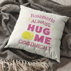 Cojín Decorativo Sweet Hug Me Goodnight Moon Text Design