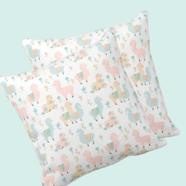 Cojín Decorativo Sweet Pastel Llamas (Subido por el creador)