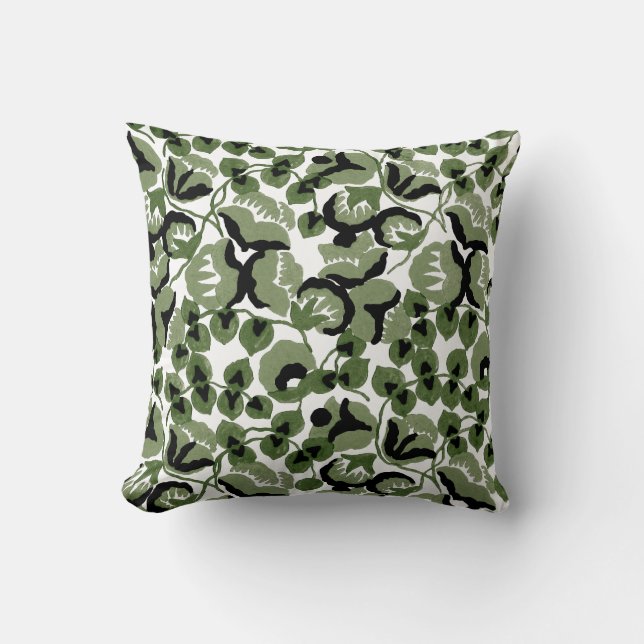 Cojín Decorativo Sweet Pea (Olive) Fine Art (Anverso)