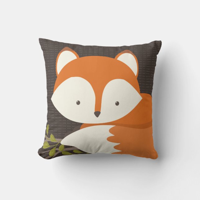 Cojín Decorativo Sweet Woodland Fox Baby Snuggly Pillow (Anverso)